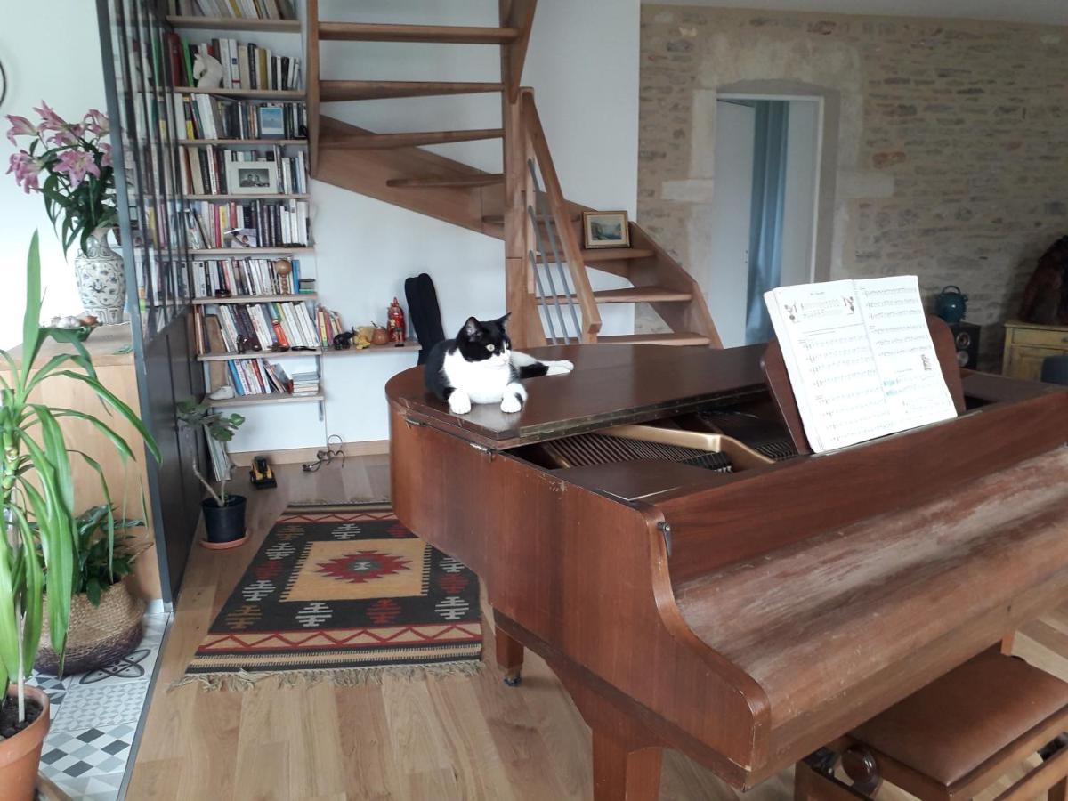 Bed and Breakfast La Charme Jalogny Exterior foto